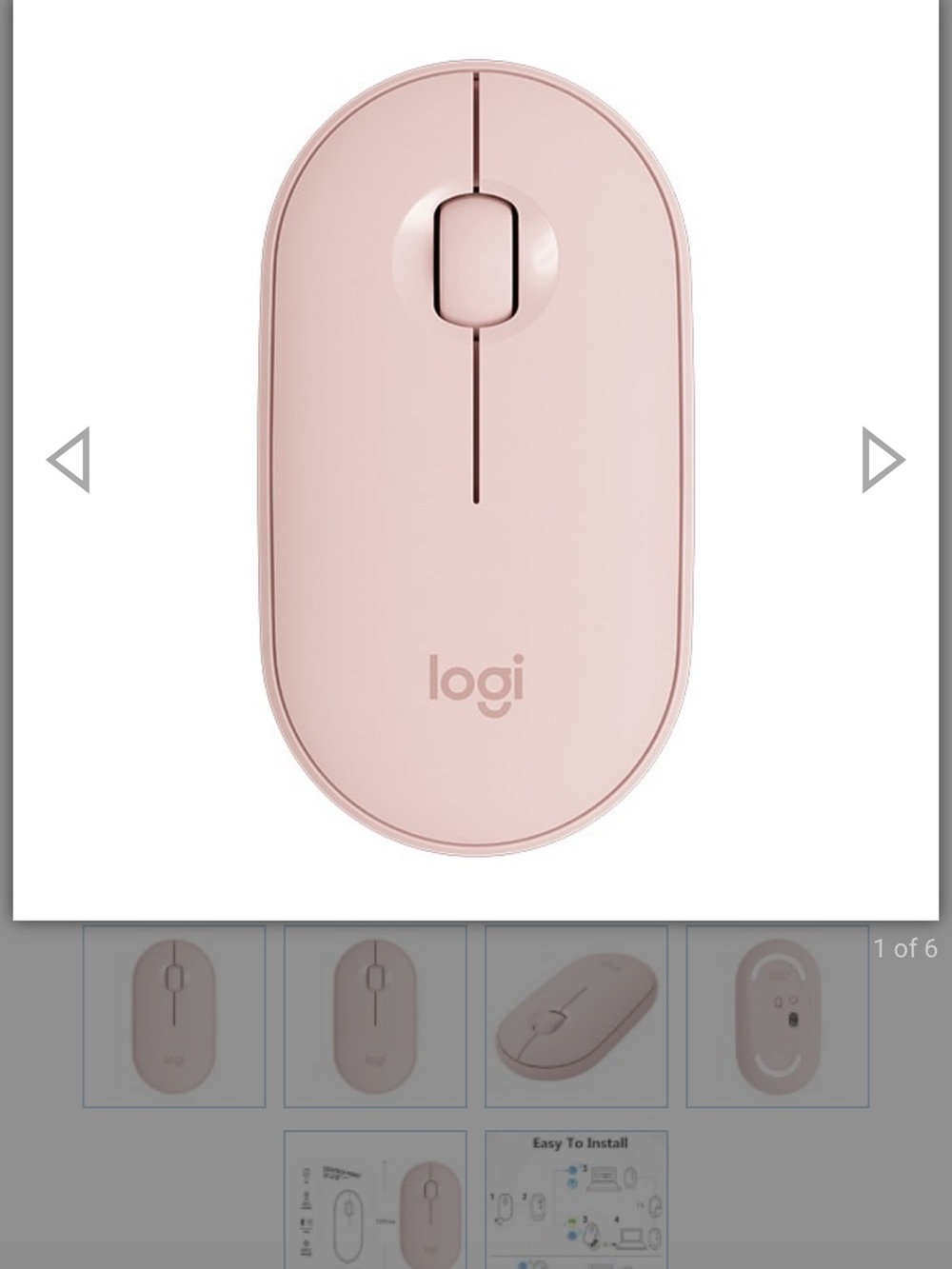 Logitech Pebble M350 in Pink NWT